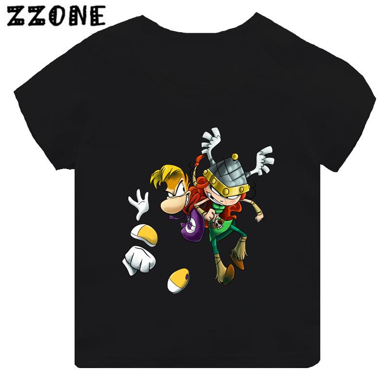Rayman Legends Adventures Gioco Stampa Maglietta Bambini Divertente Vestiti Ragazze Neonati Maschi T-shirt Manica Corta Top BambiniTH5886