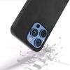For iPhone 16 Pro Case Cowhide Texture PU+TPU+PC Protective Phone Cover