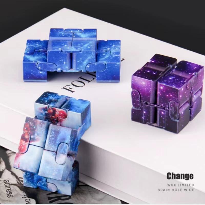 Starry Sky Christmas Magic Cube Children Adult Autism Anti Stress Relief Funny Hand Game Fidgets Decompression Toys