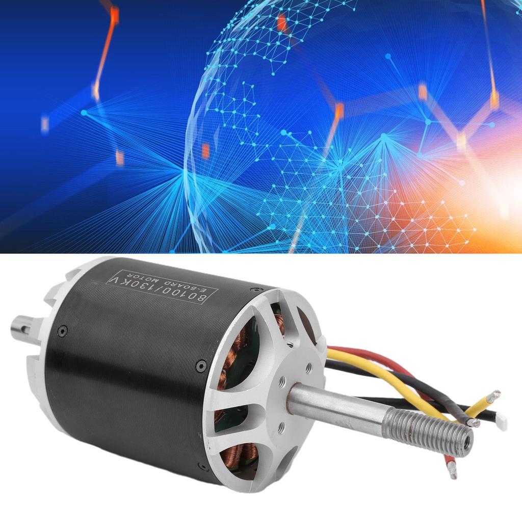 80100 Brushless DC Motor Kit Engine Accessories for Remote Control Toys 48V 130KV 7000W