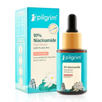 Pilgrim 10% Niacinamide Serum 30ml For Acne Marks Oil Control Brightening For All Skin Types