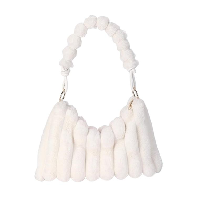Y2K Plush Handbag Shoulder Bag Underarm Bags Suitable for Travel and Shopping