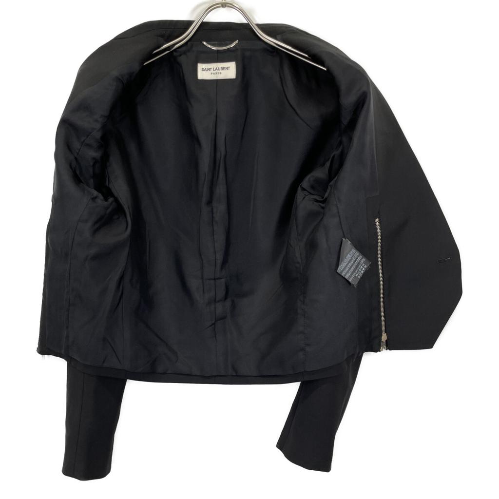 SAINT LAURENT PARIS 213Stainless Steel Black Spencer Jacket 315806 Jacket 44 blackUsed