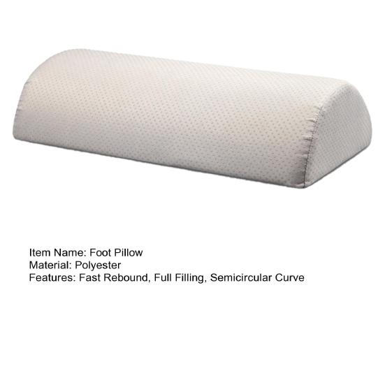 Foot Pillow Fast Rebound Semicircular Full Filling Fatigue Non-slip Bottom Reduction Curve Footrest Cushion