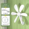 Yangzi Wall-Mounted Fan: Small Electric Fan for Home, Dorm, and Kitchen, No Drilling Required