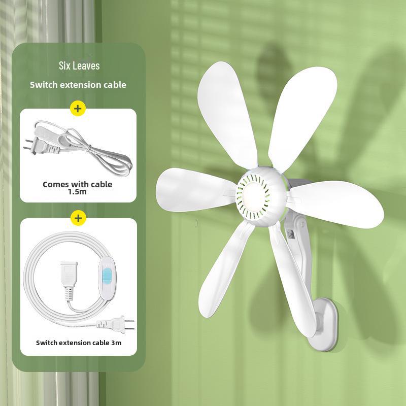 Yangzi Wall-Mounted Fan: Small Electric Fan for Home, Dorm, and Kitchen, No Drilling Required