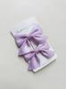 2 Pcs Blue Bow Barrettes Hair Clips Elegant Temperament For Women Girls Party Hair Accessories