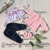BlissfulPixie Handmade Waldorf Doll Clothes 30cm Clothing Set with Nice Box Girls Christmas Birthday Gift Elsee Clothing Accessories -