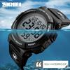Men's Sports Watch Military Large Dial Electronic Backlight Outdoor 50M Waterproof Digital Watch Black