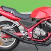 Kawasaki Balius Side Covers with Machined Black (Alfin Covers) Fins,