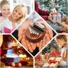 Portable Solid Wood 8 Key Mini Kalimba exquisite Finger Thumb Piano Musical good accessory Pendant Christmas Gift