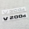 ABS-Emblem mit 3D-Buchstaben V200d V220d V250d V300d für Mercedes Benz V-Klasse, Auto-Kotflügel-Abzeichen, Plakette c