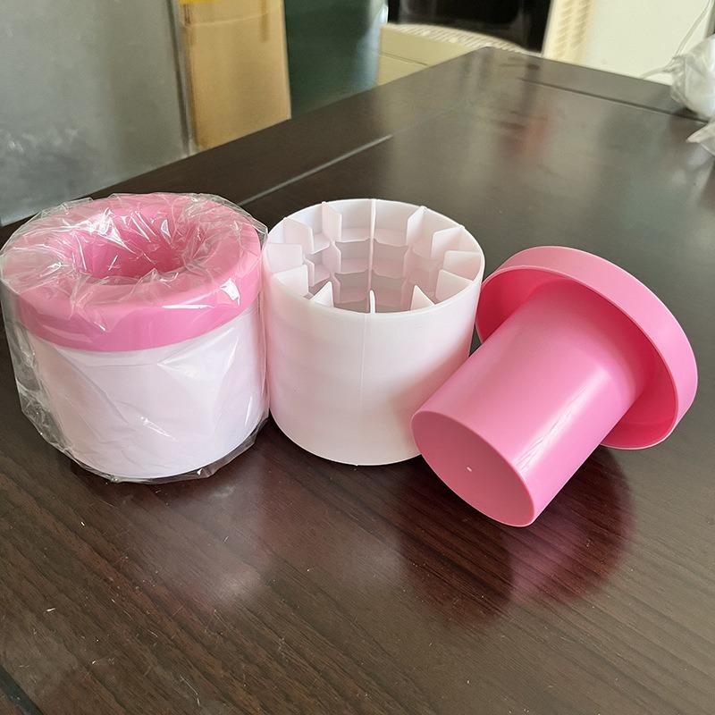 Stlačovací kelímek Forma na ledové kostky Silikonový válec Kelímek na výrobu ledu Forma na ledové kostky Nádoba na led Forma na ledové kostky Lednička