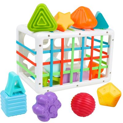 Sensorisches Spielzeug für Feinmotorik mit Händen, Formen und Sortieren, pädagogisches Lernspielzeug für die frühe Entwicklung und Aktivität, Geschenk für Jungen und Mädchen