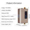 110/220V Instant Electric Water Heater Intelligent Touch Heating Fast 3 Seconds Hot Shower with Temperature Display 4000W