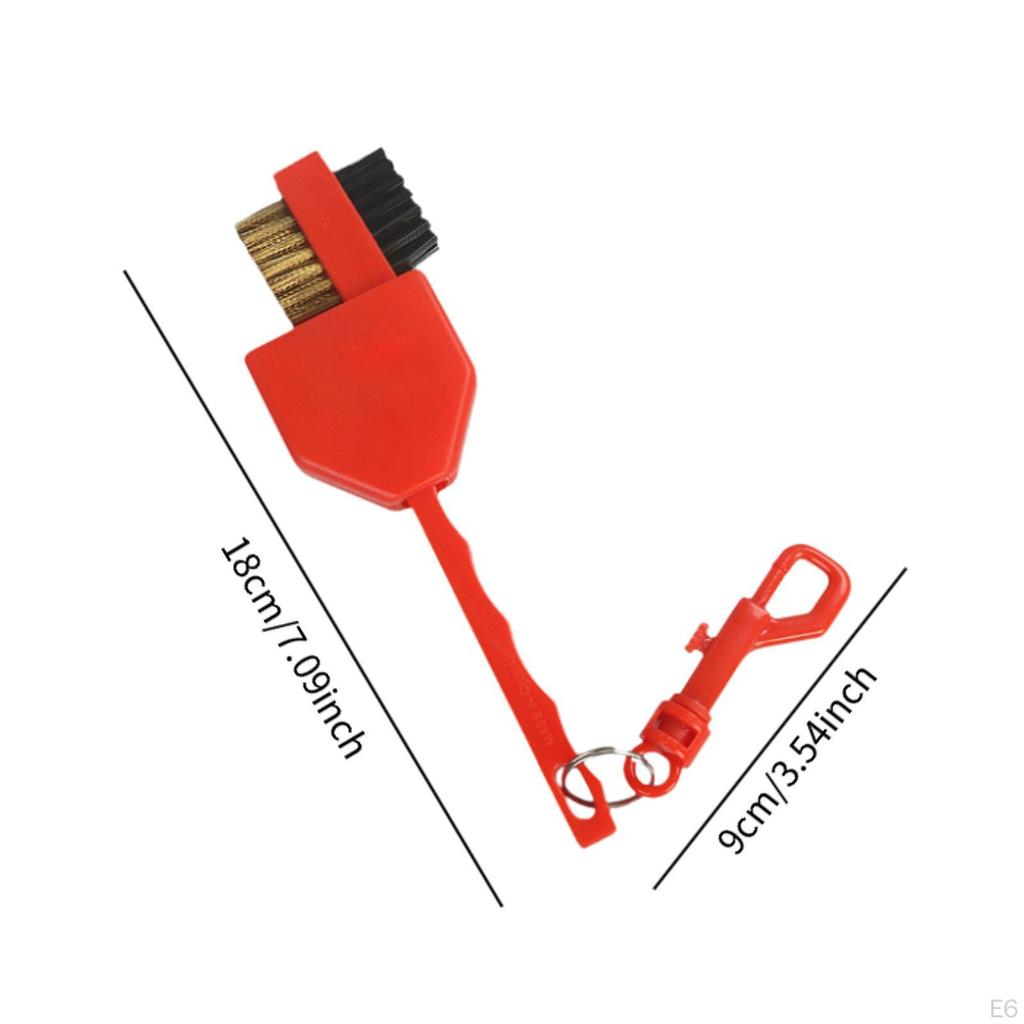 Szczotka do kijów golfowych Akcesoria Ergonomiczny uchwyt Wielofunkcyjny środek czyszczący Narzędzie do czyszczenia rowków