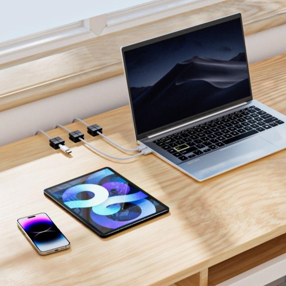 Self-Adhesive USB Charging Cable Clips Mini Cable Organizer New Wire Holder  Home Use