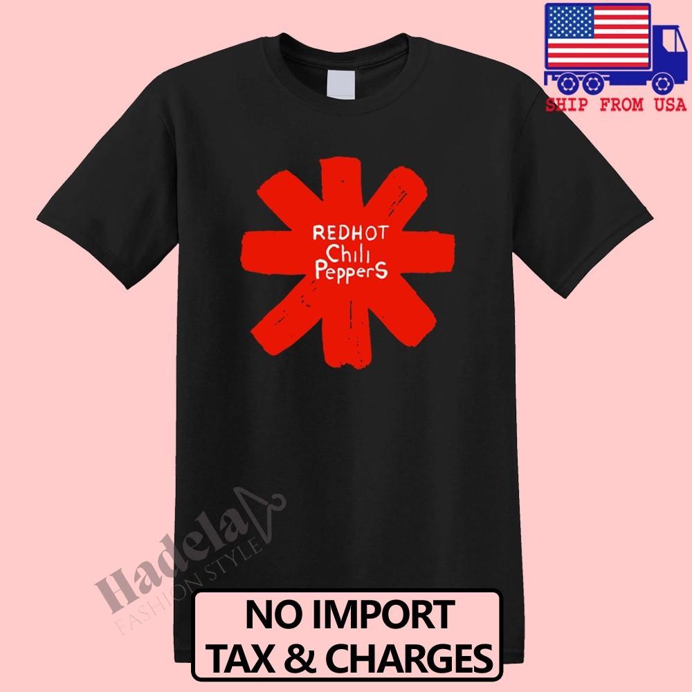 RHCP Red Hot Chili Peppers Men s Black Size S-5XL XXXL