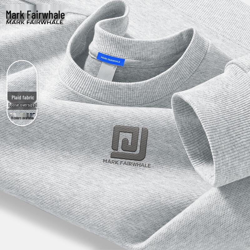 Mark Fairwhale Men's Loose Fit Round Neck Sweatshirt