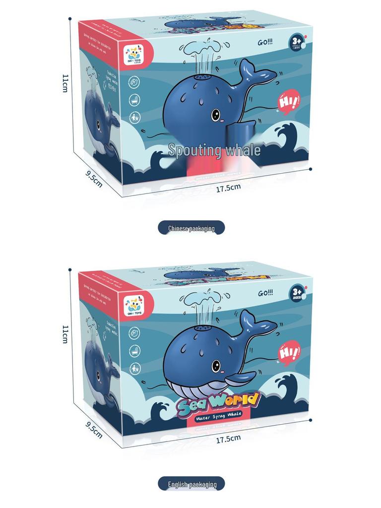 Electric Induction Bath Toys: Whale, Dolphin & Octopus Set for Kids