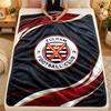 Flannel BlanketFulham Football Warm Soft Throw Blanket for Indoor Sofa Bed Living Room Use