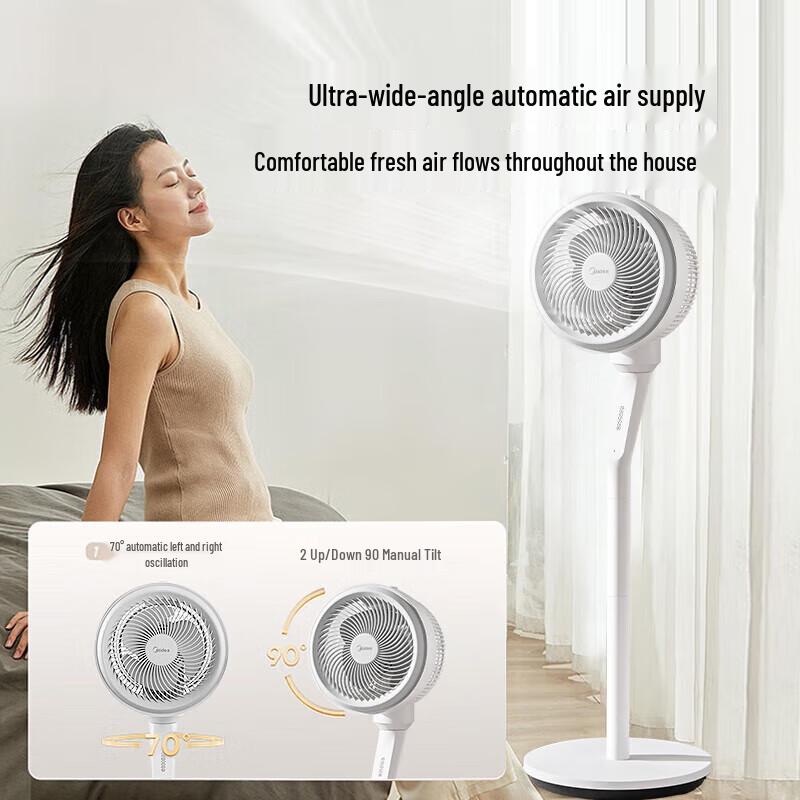 Midea Air Circulation Floor Fan CN plug (adapter included)