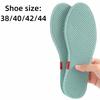 Cotton Anti-Odor Insoles Elastic Net Eye Breathable Insole Bamboo Charcoal Insoles  Sports Shoes