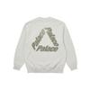 Unisex Logo Round-neck Sweatshirt Grey Men's P20CS007