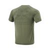 Li-Ning Fitness Series Round Neck Letter Knitted Short Sleeve T-Shirt Men Tops Tea-Green ATSV317-1