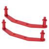 1 Pair Metal Front Rear Shell Column for Traxxas Slash 4x4 1 10 RC Car Front Rear Shell PillarRed