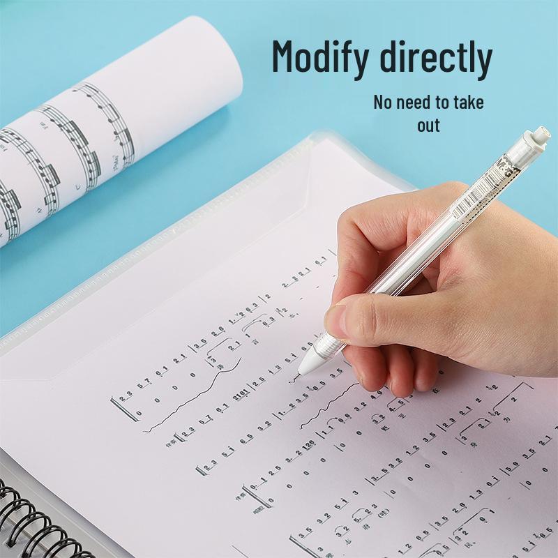 A4 Sheet Music Folder for 40/60 Pages with Customizable Logo for Piano Scores