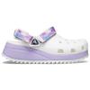 Crocs Classic Clog EVA Round Toe Perforated Shoes Unisex clogs White Purple 207772-577