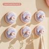 Suction Cup Hook, No Punching Hole, Hanging Clothes Hook Behind The Door, Bathroom Strong Load-Bearing, No Trace, Bathroom Cute
