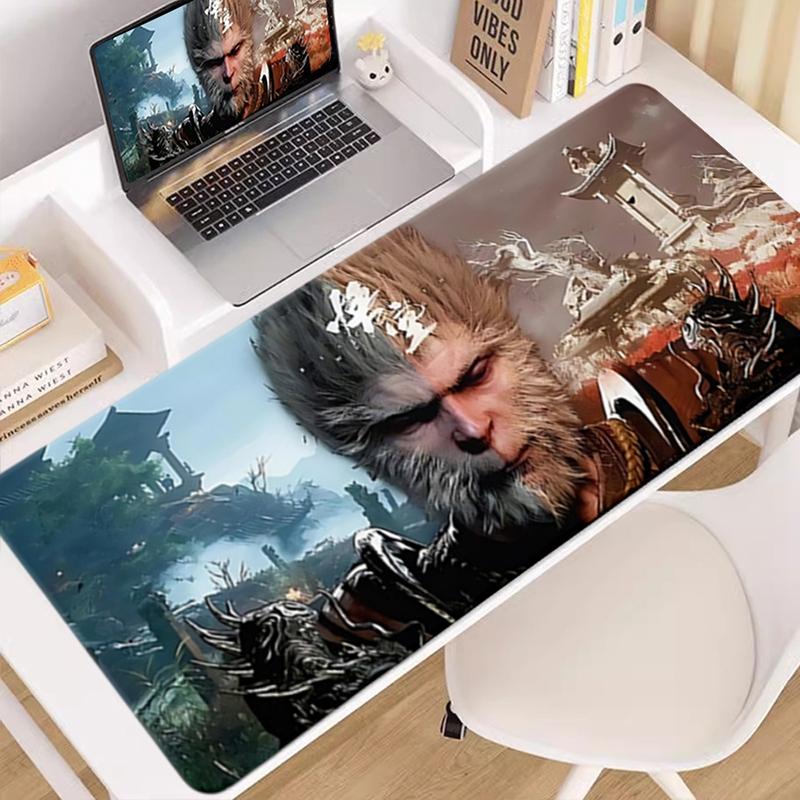 Podkładka pod mysz Black Myth Wukong do gier komputerowych, podkładka na biurko, podkładka na klawiaturę, podkładka na biurko komputerowe Black Myth Wukong