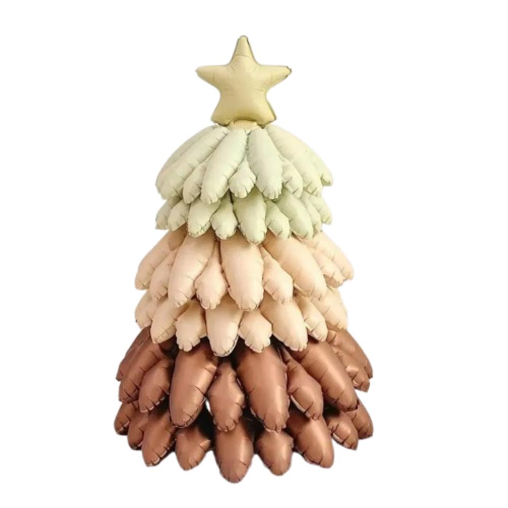 

Creative Christmas Tree Foil Balloon 3D Christmas Decorations Holiday Scene Props хаки