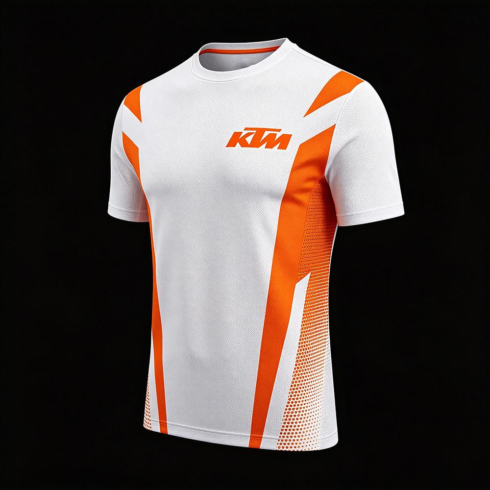 KTM Racing Team 3D Print T-Shirt Men Summer Short Sleeve Formula 1 Motorsport Sports Tee Casual Streetwear Top