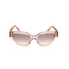 Ladies Gold Tone Cat Eye Sunglasses 0bv8256 54703b 1