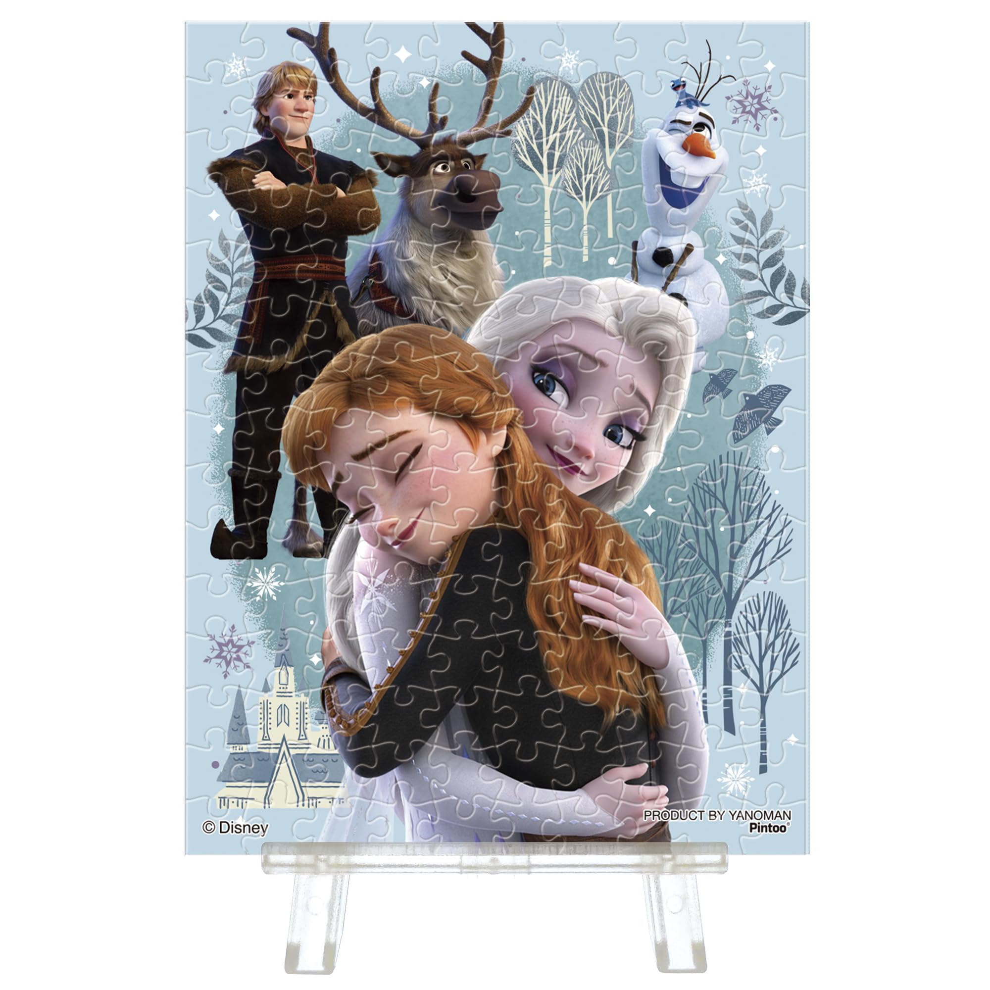 

Yanoman 150-Piece Jigsaw Puzzle, Petit Paris Clear Series, Disney Frozen: Towards the Future (7.6x10.2cm), 2308-46, Includes Piece Request Postcard
