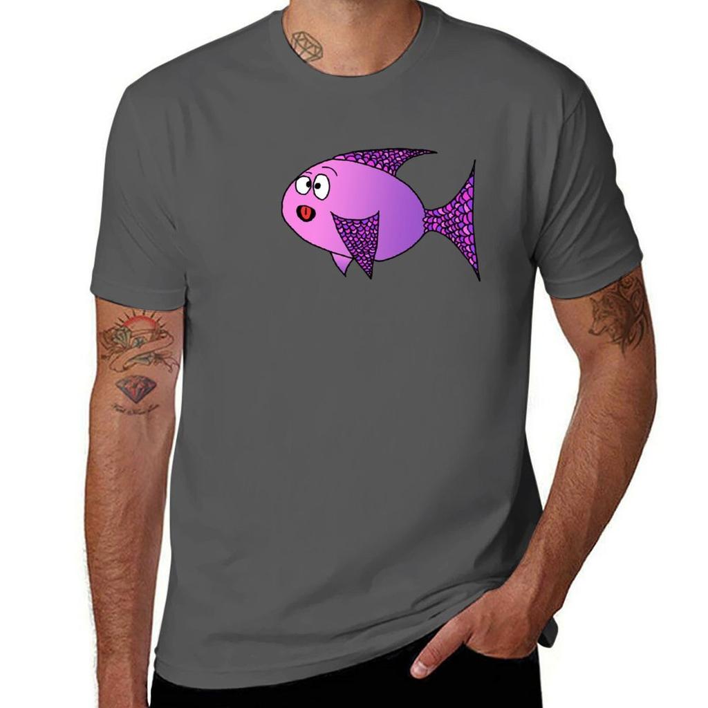 Little fish T-Shirt t shirts for man cotton soft man t shirts graphic t shirt man designer T-Shirt