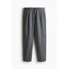H M Felted Pants Regular Fit Grey