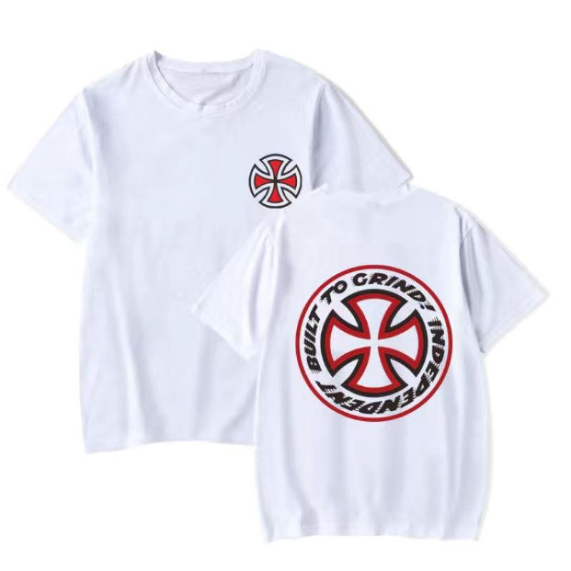 

Американская Мода Скейтборд Футболка Чистый Хлопок С Принтом Короткий Рукав Нейтральная Универсальная Уличная Летняя Футболка XXXXL