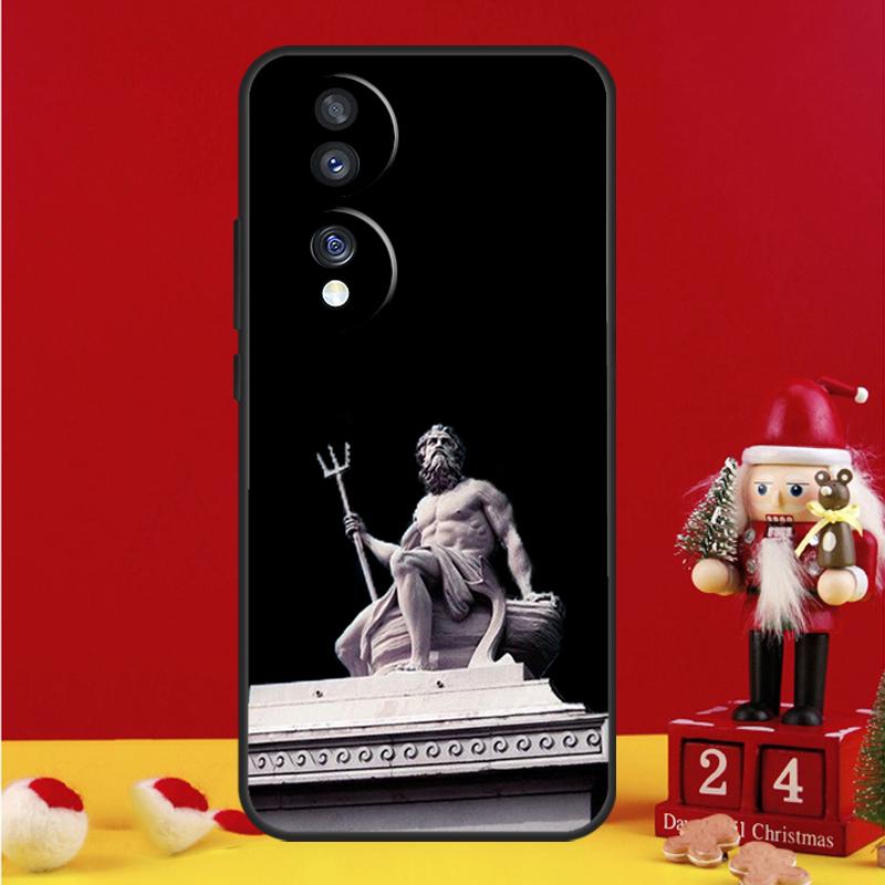 Greek God Statue Face Case For Honor Magic 8 5 6 7 Pro Honor Win RT 50 70 90 200 400 Lite X8c X9b X9c X9a X9d Cover