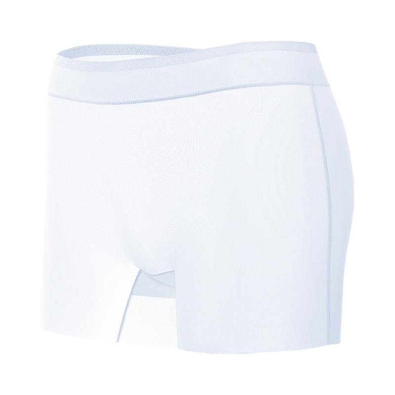 Large Size Female Summer Thin Anti Slip Unrolled Traceless Safety Underwear
