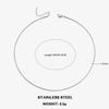 Classic Stainless Steel Round Snake Chain Choker Necklace For Women 0.9mm-2.0mm Gold Silver Color Daily Fashion Female Jewelry