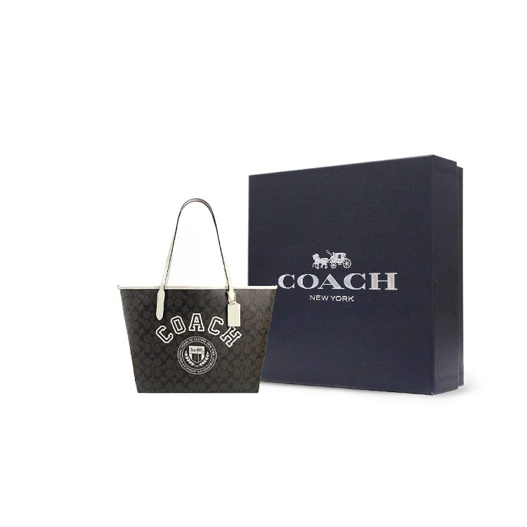 Coach City 33 Classic Monogram Leather Tote Bag Women Tote Bags CB869-IMUOC