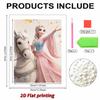 Disney Pearl Painting Elsa DIY Pearl Artwork This Is A Handmade Gift That Can Be Used for Wall Decoration Suitable for Home and Office Environments