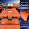 Dark Blue Full Coverage Foot Mats for 2025 Five-Seater Cars - Interior Carpet Modification Accessories