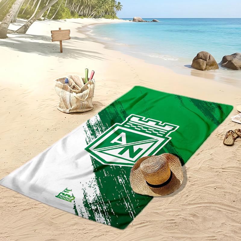 Atlético Nacional Printed Beach Towel Quick Dry Soft TowelPortable Large Rectangular Beach Blanket for Travel Swimming Pool