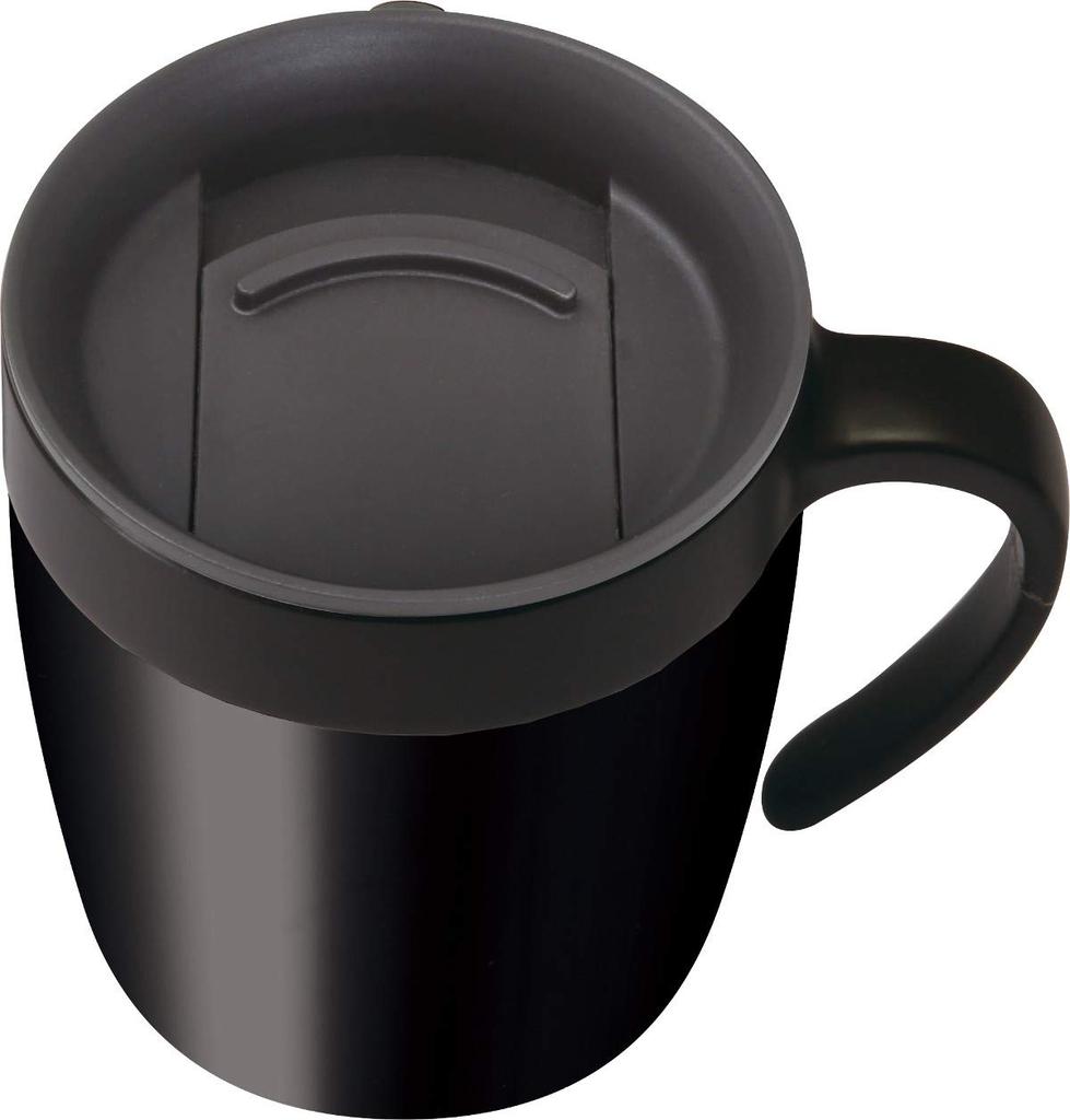 Asvel Mug, Black, 330ml, Vacuum Insulated Mug, MG-S330N, 3252