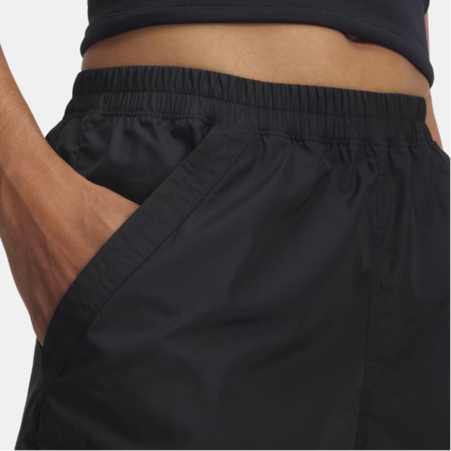 Under Armour Unstoppable Utility SS25 Comfortable Fashion Versatile Breathable Sports Shorts Women Shorts Black 1389667-001